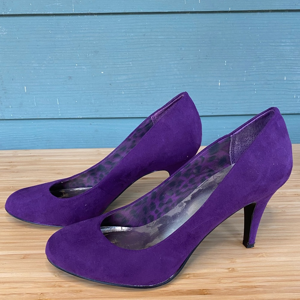 Purple Suede Pumps (7)